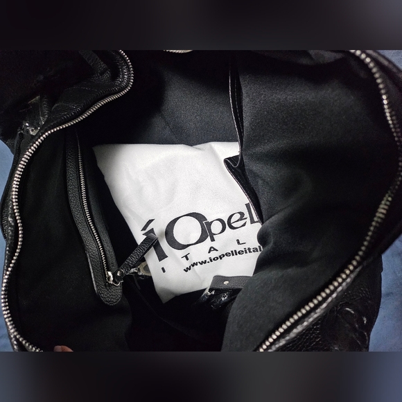 Io Pelle Italia Genuie Leather Skull Duffle Bag - Picture 6 of 7